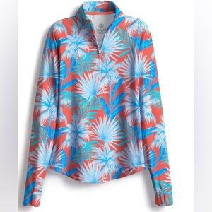 Scales- quater zip, long sleeve  golf polo
